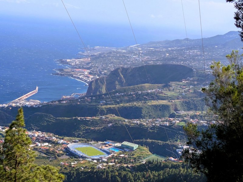 Výhled na Santa Cruz de La Palma