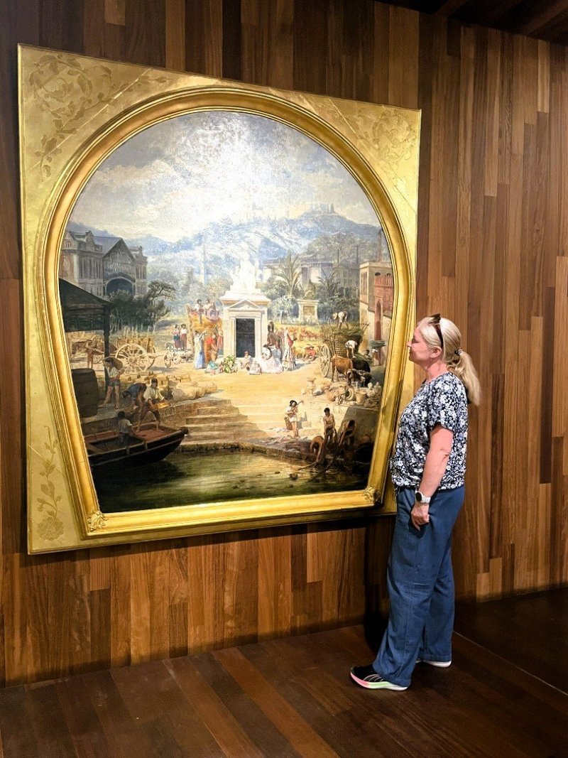 Autorka textu Katka Raszková v Museo de Málaga