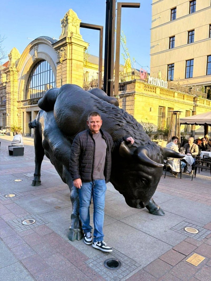 Roman Morcinek zdraví z Katovic - z podvečerní procházky městem