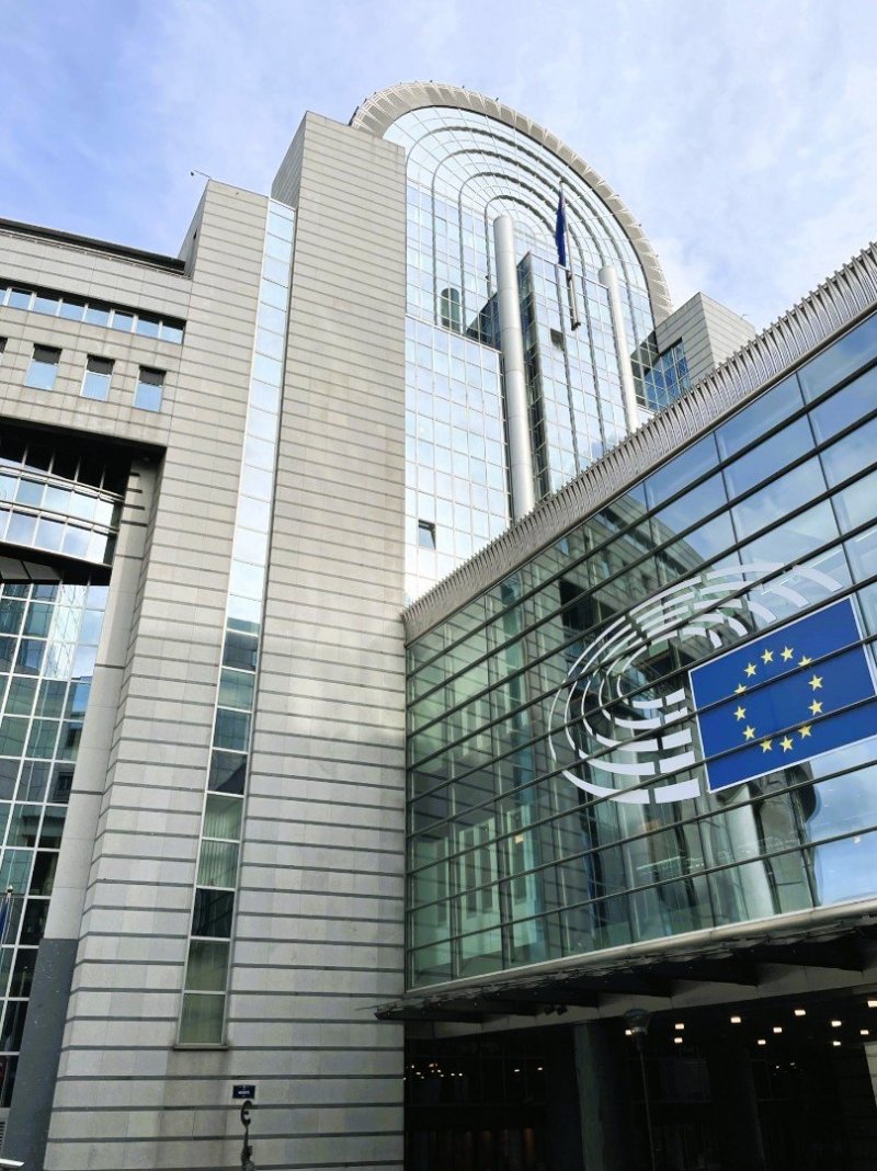 Brusel: Budova Evropského parlamentu v takzvané Evropské čtvrti.