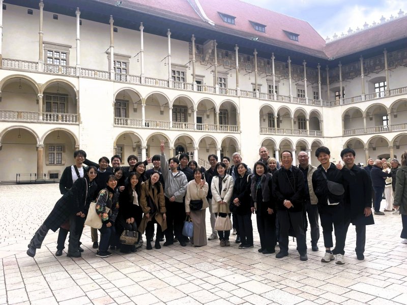 The beautiful Renaissance courtyard of Wawel Royal Castle.